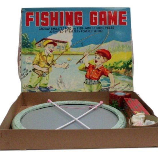 50s Cragstan Japanese Fishing Game +Box