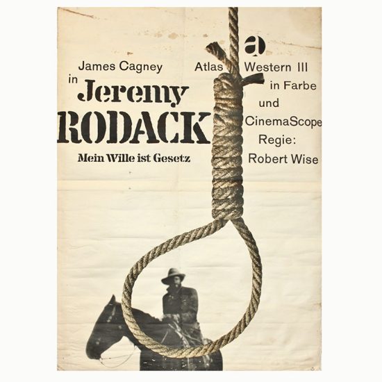 Tribute To A Bad Man German Movie Poster