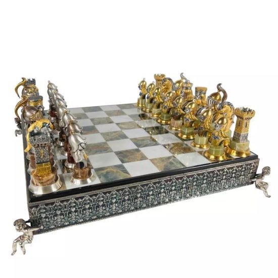 Giuseppe Vasari Marble Chess Set
