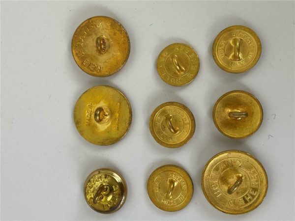 9 Holland & Sherry Brass Buttons - Image 8