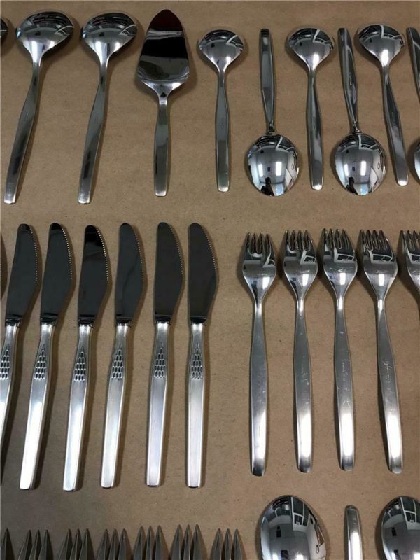 82pc Burberg Silver Plate Flatware - Image 11
