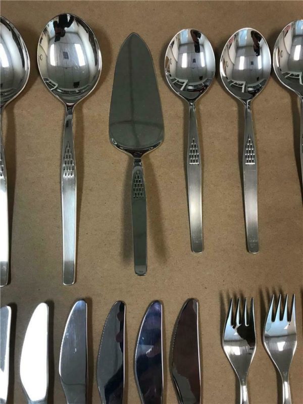 82pc Burberg Silver Plate Flatware - Image 13