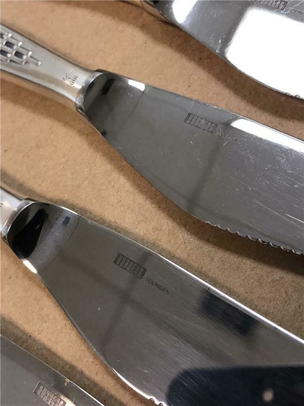 82pc Burberg Silver Plate Flatware - Image 5