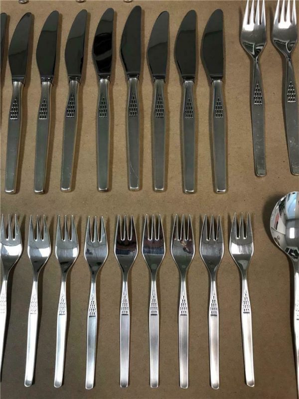 82pc Burberg Silver Plate Flatware - Image 6