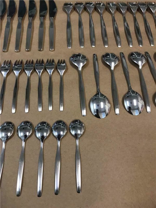 82pc Burberg Silver Plate Flatware - Image 7