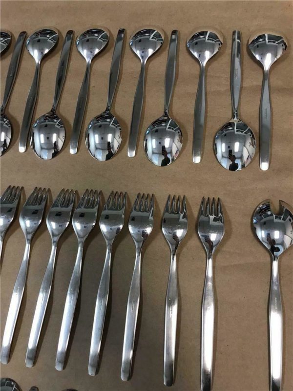 82pc Burberg Silver Plate Flatware - Image 8