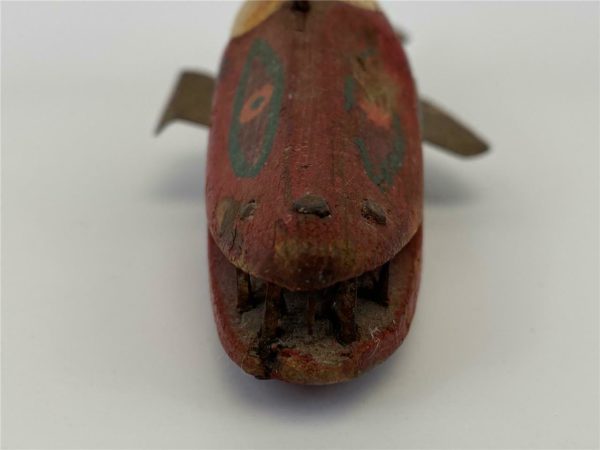 Hand Painted Carved Wood Fish Decoy - Image 10