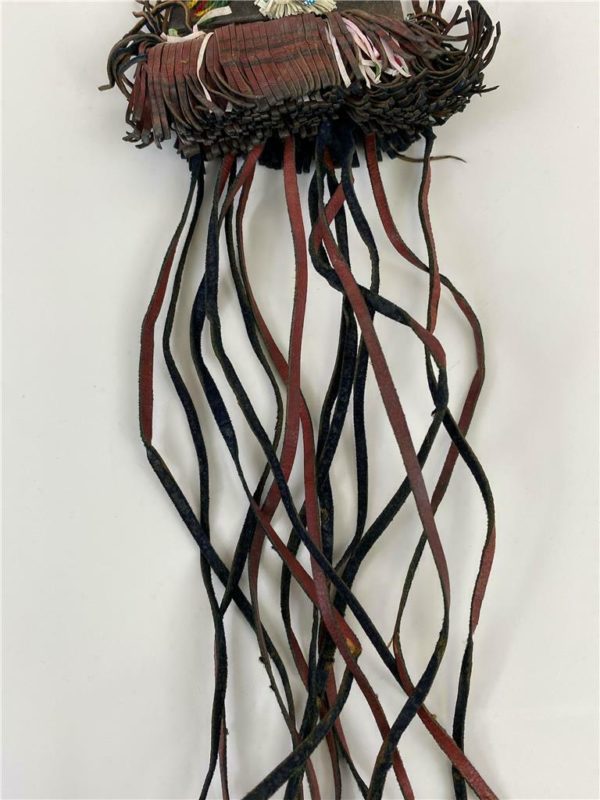 African Tuareg Leather Saddle Tassel - Image 12