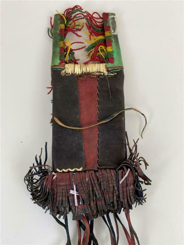 African Tuareg Leather Saddle Tassel - Image 5