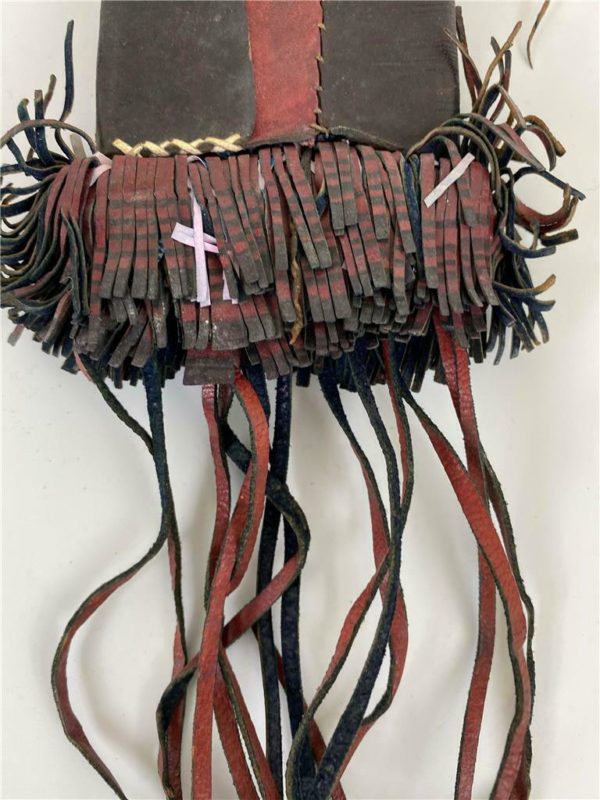 African Tuareg Leather Saddle Tassel - Image 9
