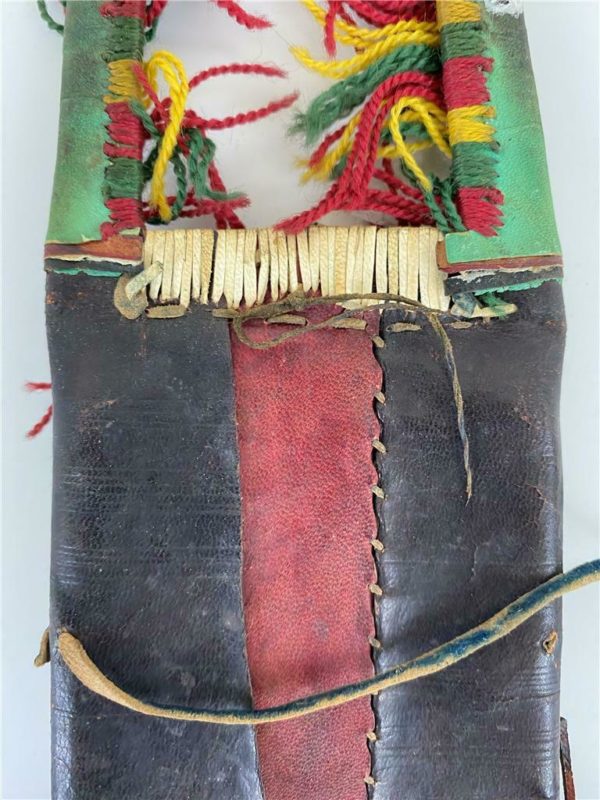 African Tuareg Leather Saddle Tassel - Image 10