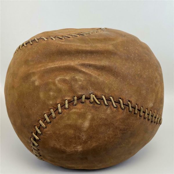 Leather Hospital Training Medicine Ball - Image 5