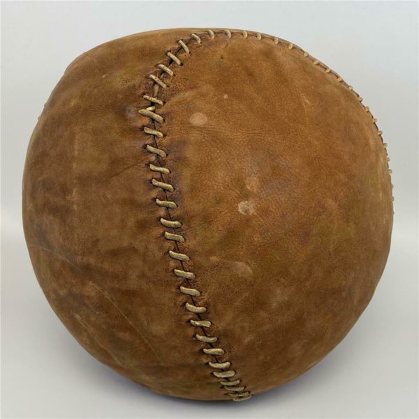 Leather Hospital Training Medicine Ball - Image 9